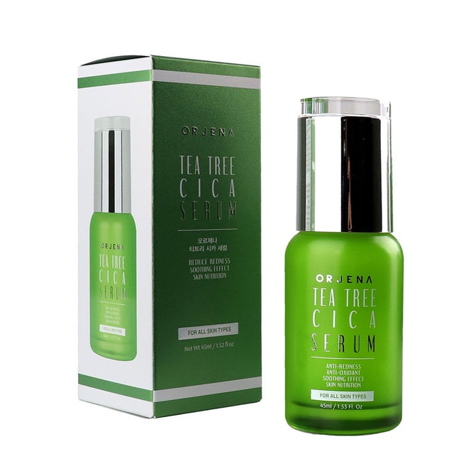 Orjena Tea Tree Cica Serum kojące serum do twarzy z ekstraktem z wąkroty azjatyckiej 45ml