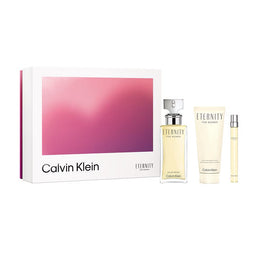 Calvin Klein Eternity For Women zestaw woda perfumowana spray 100ml + balsam do ciała 100ml + woda perfumowana spray 10ml