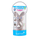 Brush-Baby Bobbie Bunny Teether zabawka-gryzak dla niemowląt Cappuccino Grey