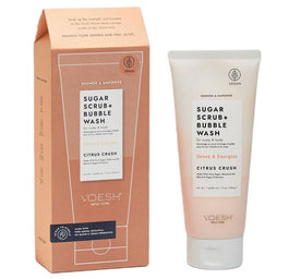 VOESH Sugar Scrub + Bubble Wash cukrowy peeling myjący do ciała i skóry głowy Citrus Crush 210g