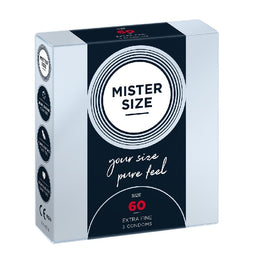 Mister Size Condoms prezerwatywy dopasowane do rozmiaru 60mm 3szt.