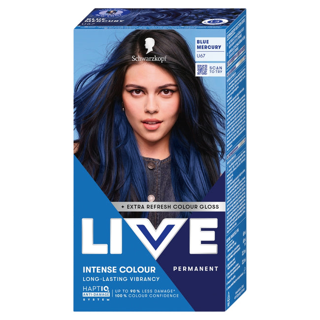 Schwarzkopf Live Intense Colour farba do włosów U67 Blue Mercury