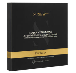 SunewMed+ Essence+ Hybrid Beauty Face Mask hybrydowa maska z peptydami i śluzem ślimaka 4x28g