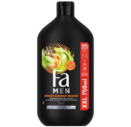 Fa Men Sport Energy Boost żel pod prysznic z formułą 3w1 o zapachu guarany i żeń-szenia 750ml