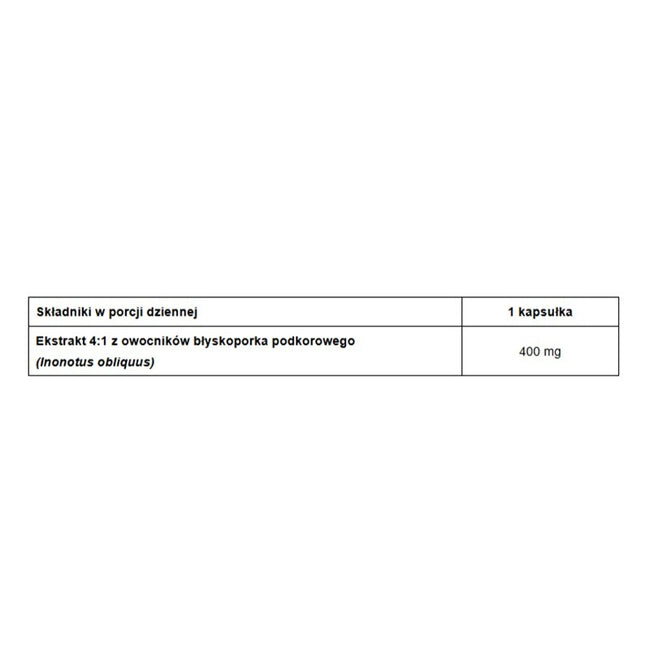 Pharmovit Chaga 400 mg suplement diety 90 kapsułek