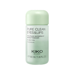 KIKO Milano Pure Clean Eyes&Lips Mini dwufazowy płyn do demakijażu oczu i ust 50ml