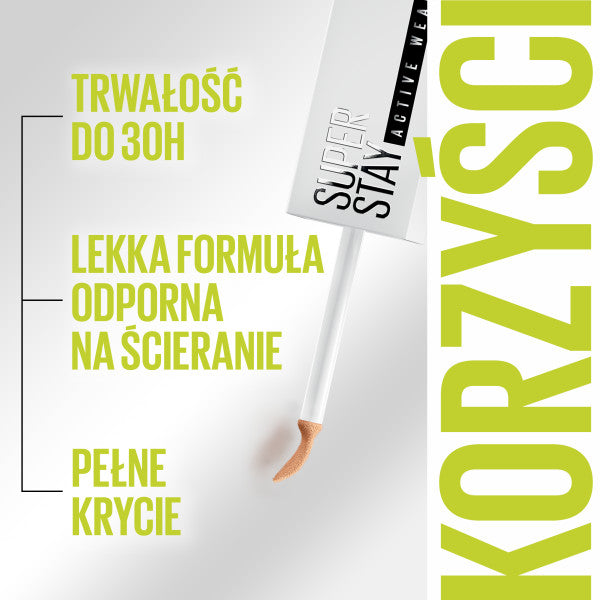 Maybelline Super Stay Active Wear 30H Concealer długotrwały korektor do twarzy