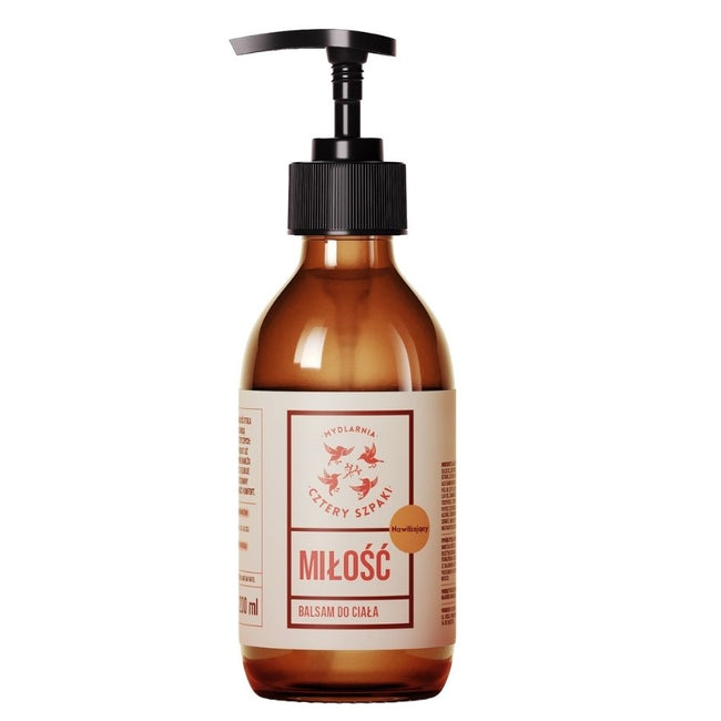 Mydlarnia Cztery Szpaki Nawilżający balsam do ciała Miłość 200ml