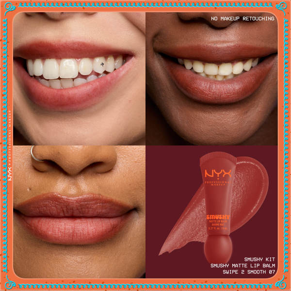 NYX Professional MakeUp Holiday Smushy Kit zestaw balsamów do ust 3x8ml