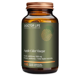 Doctor Life Apple Cider Vinegar Ocet Jabłkowy 1300mg suplement diety 100 kapsułek