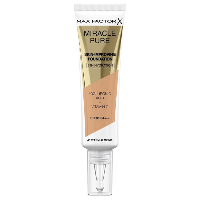 Max Factor Miracle Pure SPF30 PA+++ podkład poprawiający kondycję skóry