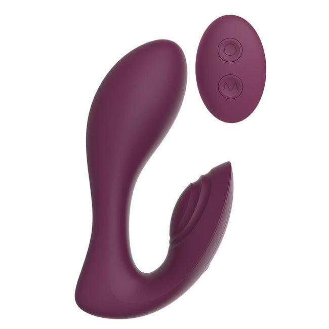 Dream Toys Essentials Ultra Dual Vibe podwójny wibrator z pilotem Purple