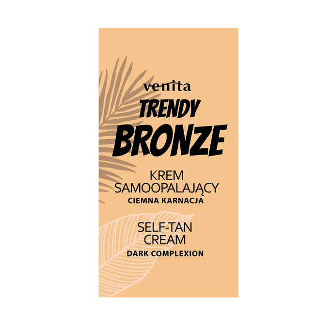 Venita Trendy Bronze samoopalacz do twarzy i ciała Ciemna Karnacja 75g