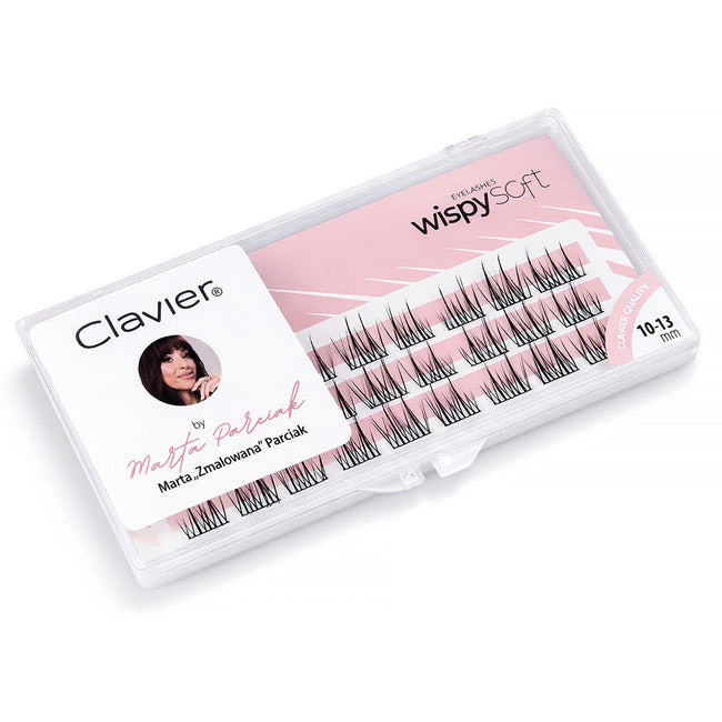 Clavier Wispy Soft by Marta „Zmalowana” Parciak kępki rzęs – naturalny efekt wispy i lekka objętość 1szt.