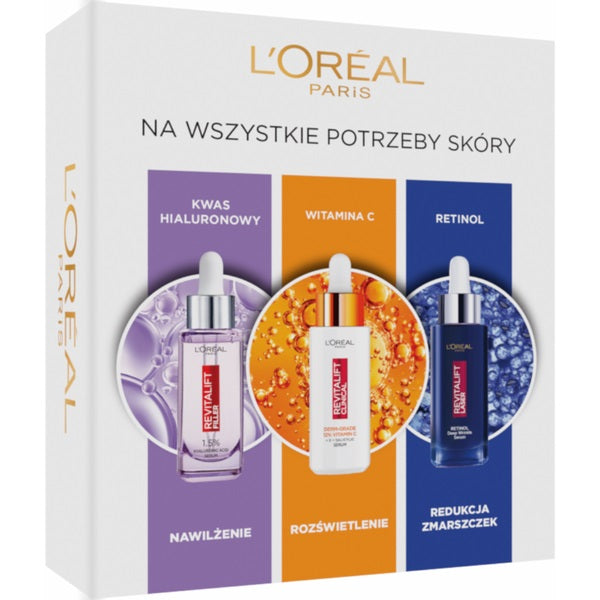 L'Oreal Paris Revitalift Serums zestaw pielęgnacyjny do twarzy