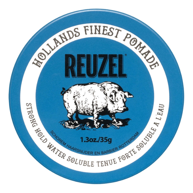Reuzel Hollands Finest Blue Pomade mocno utrwalająca pomada na bazie wody