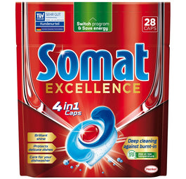 Somat Excellence 4in1 kapsułki do zmywarki 28szt.