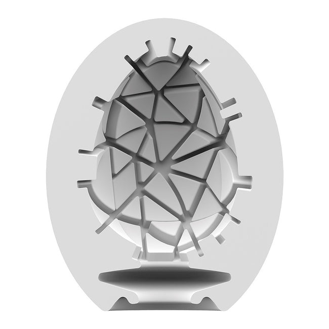 Satisfyer Masturbator Egg masturbator w kształcie jajka Crunchy