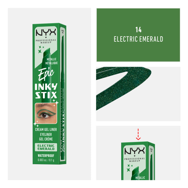 NYX Professional MakeUp Epic Inky Stix kremowo-żelowy eyeliner wodoodporny