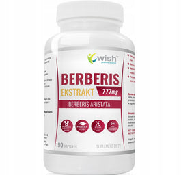 WISH Pharmaceutical Berberis Exstract 777mg suplement diety 90 kapsułek
