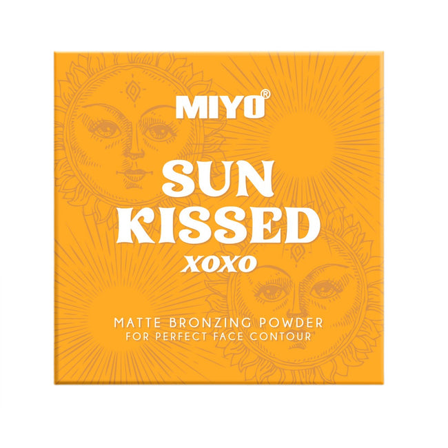 MIYO Sun Kissed Matte Bronzing Powder puder brązujący do twarzy 01 Warm Bronze 10g