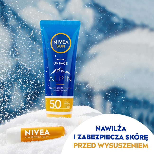 Nivea Sun Alpin krem do twarzy z wysoką ochroną SPF50 50ml