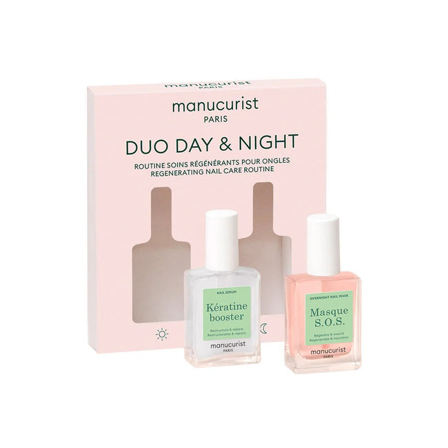 Manucurist Duo Day & Night zestaw pielęgnacyjny do paznokci 2x15ml
