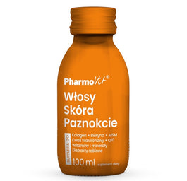 Pharmovit Włosy Skóra Paznokcie Supples & Go suplement diety w płynie 100ml
