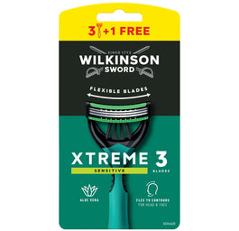Wilkinson Xtreme 3 Sensitive maszynka do golenia z 3 ostrzami 4szt