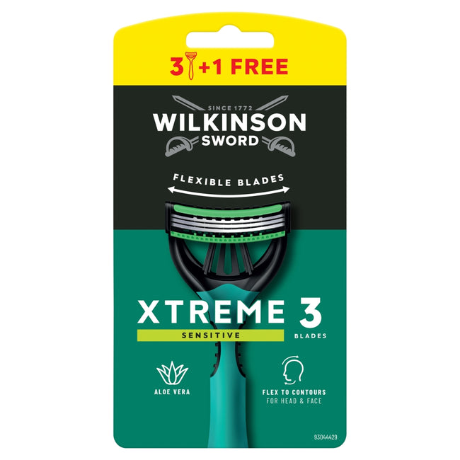 Wilkinson Xtreme 3 Sensitive maszynka do golenia z 3 ostrzami 4szt
