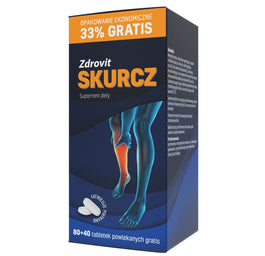 Zdrovit Skurcz suplement diety 120 tabletek powlekanych