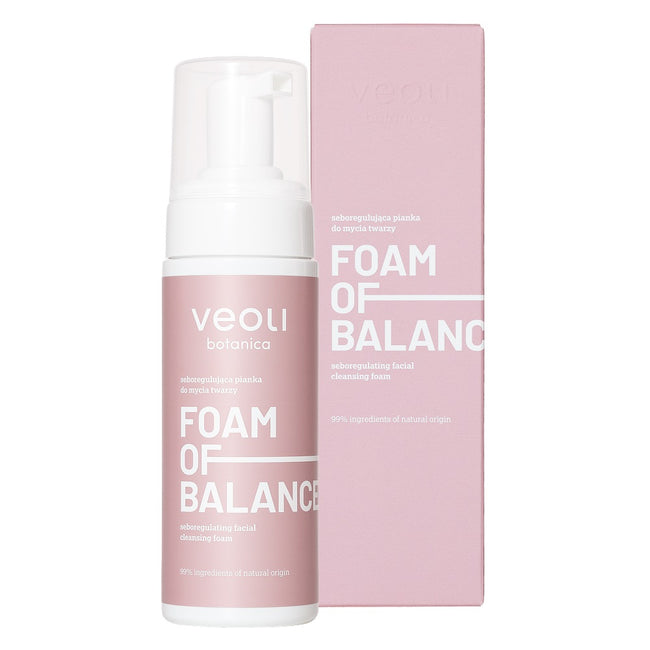 Veoli Botanica Foam Of Balance seboregulująca pianka do mycia twarzy 150ml