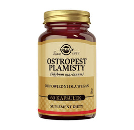 Solgar Ostropest Plamisty suplement diety 60 kapsułek