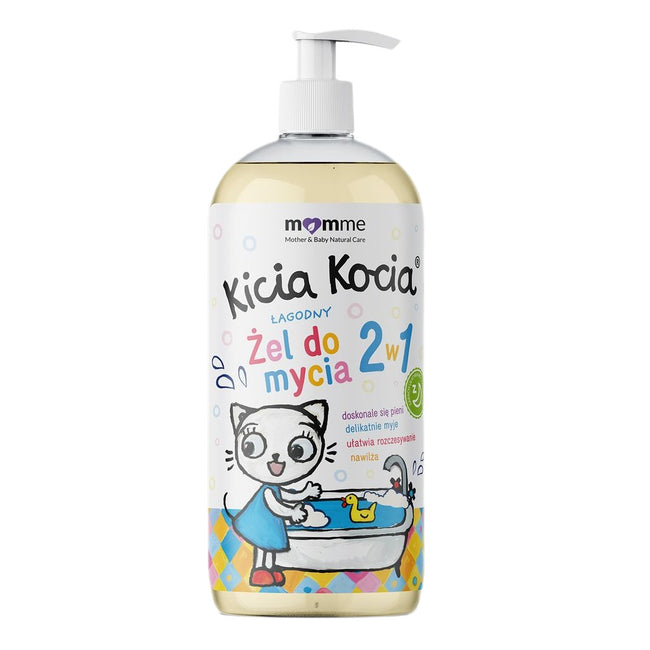 MomMe Kicia Kocia łagodny żel do mycia 2w1 500ml