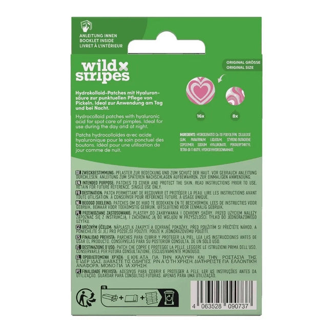 Wild Stripes Anti-Pimple Patches plastry na wypryski z kwasem hialuronowym 24szt.