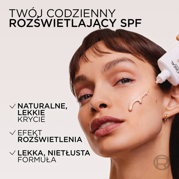 L'Oreal Paris Bright Reveal fluid redukujący przebarwienia z SPF50+ Odcień Jasny 50ml