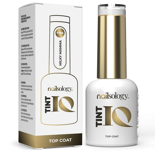 Clavier Nailsology Tint IQ Top Coat top hybrydowy TT05 Milky Mamma 8ml