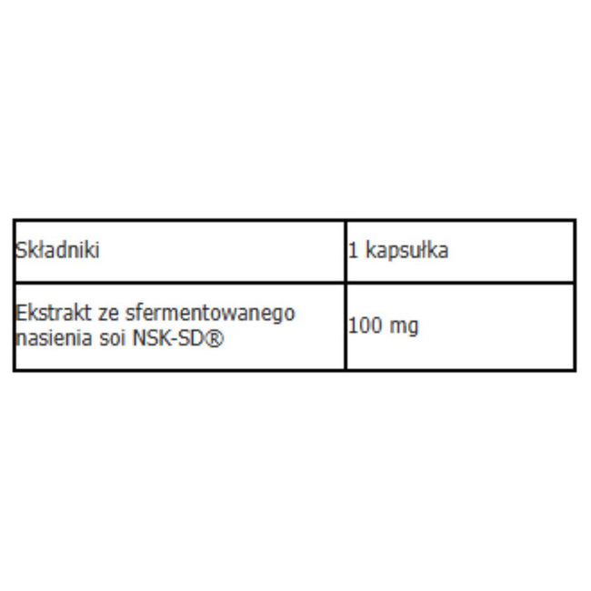 Aliness Nattokinase NSK-SD® 100 mg suplement diety 60 kapsułek
