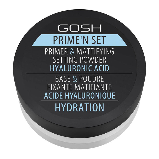 Gosh Prime'n Set Powder utrwalająco-matujący puder/baza 2w1