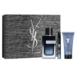 Yves Saint Laurent Y Pour Homme zestaw woda perfumowana spray 60ml + żel pod prysznic 50ml + miniatura wody perfumowanej spray 10ml