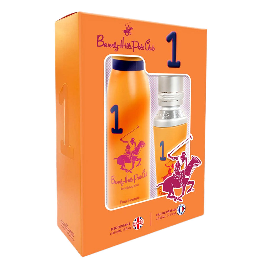 beverly hills polo club beverly hills polo club sport 1 pour femme woda perfumowana 100 ml   zestaw