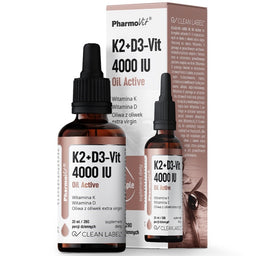 Pharmovit K2+D3-Vit 4000 IU Oil Active suplement diety w kroplach 30ml
