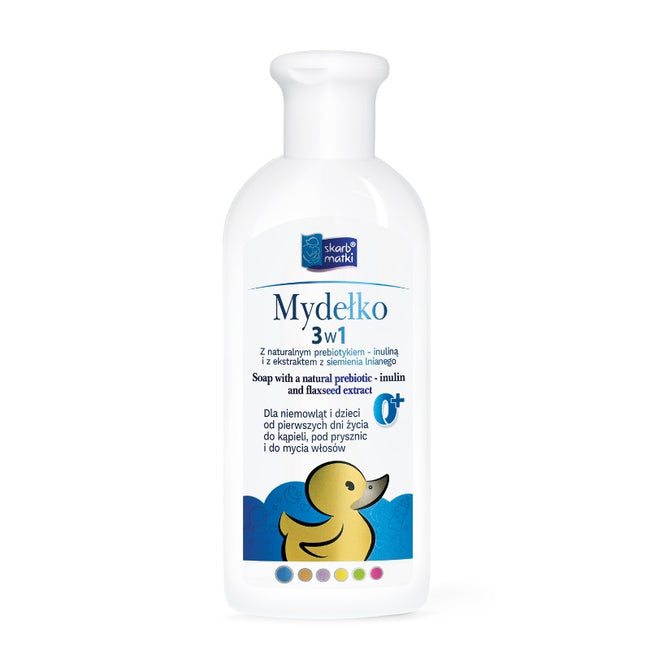 Skarb Matki Mydełko 3w1 dla niemowląt i dzieci 250ml