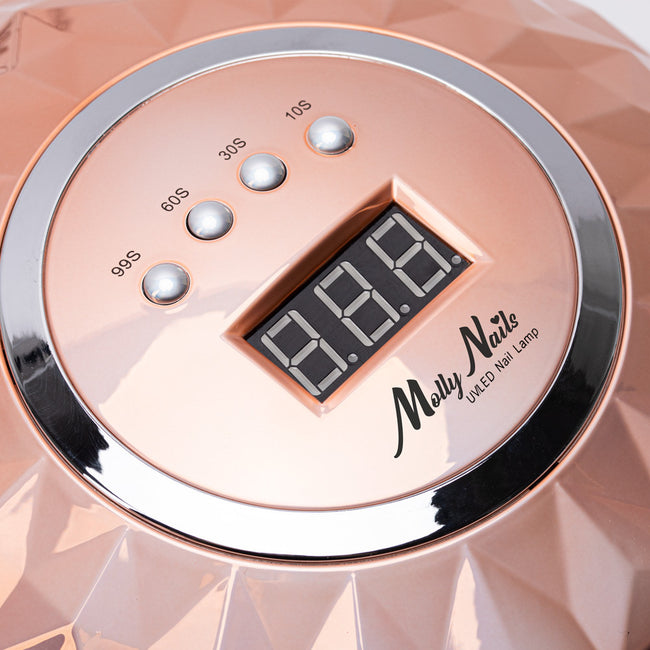 Molly Nails Lampa do paznokci dual UV/LED 248W Złota Y13