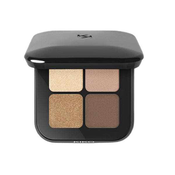 KIKO Milano Bright Quartet Eyeshadow Palette paleta czterech cieni do powiek