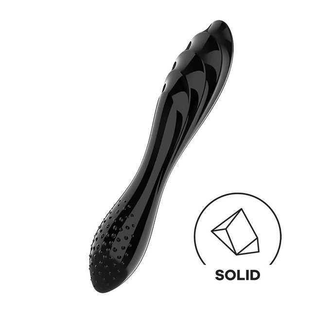 Satisfyer Dazzling Crystal 1 dildo szklane Black