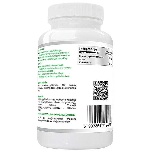 WISH Pharmaceutical Bamboo Extract 350mg suplement diety 60 kapsułek