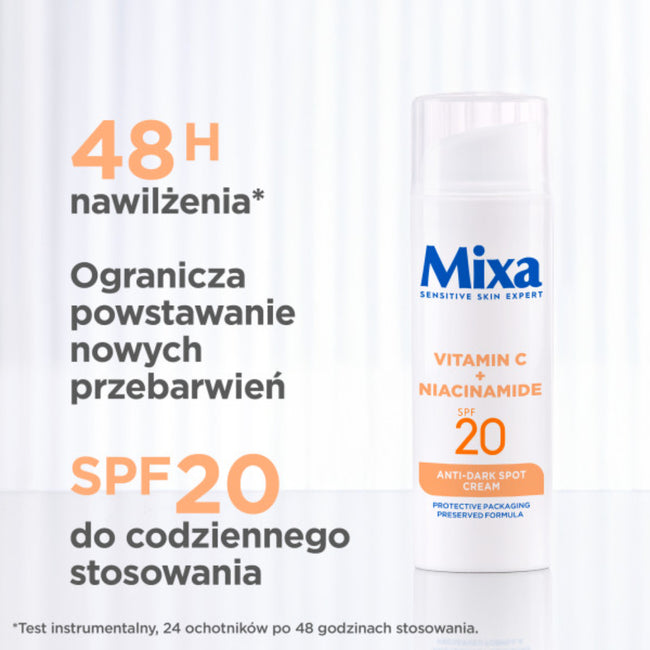 MIXA Lab krem do twarzy przeciw przebarwieniom Witamina C + Niacynamid 50ml