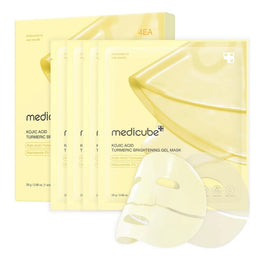 Medicube Kojic Acid Turmeric Brightening Gel Mask rozświetlająca maska do twarzy 4x28g
