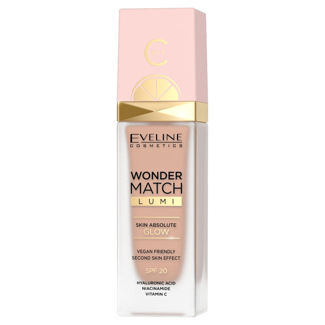 Eveline Cosmetics Wonder Match Lumi luksusowy podkład rozświetlający do twarzy